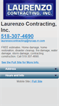 Mobile Screenshot of laurenzocontracting.com